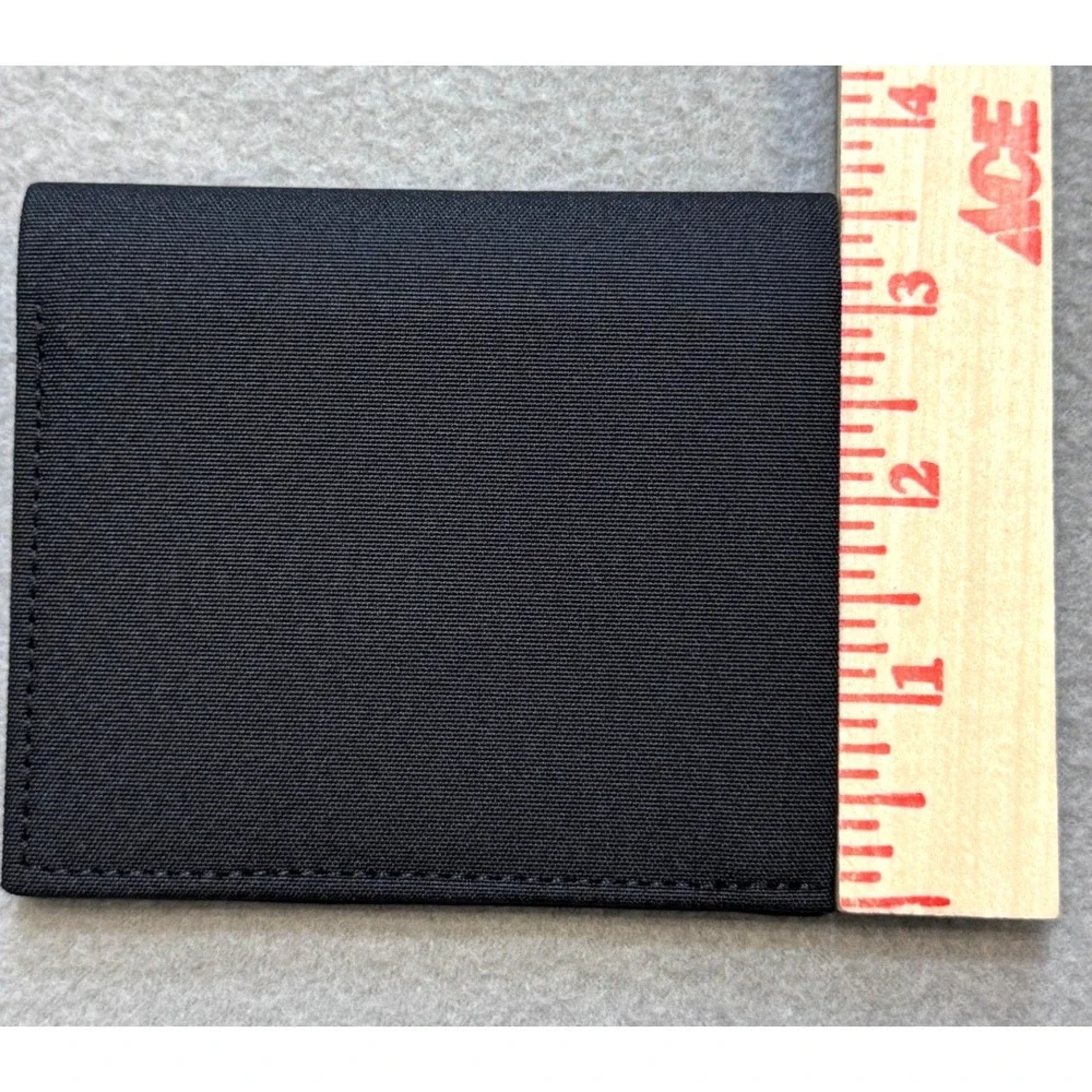 ALPAKA Ark Bifold Cash Wallet Mens Black Axoflux 300D RFID Magnetic Slim